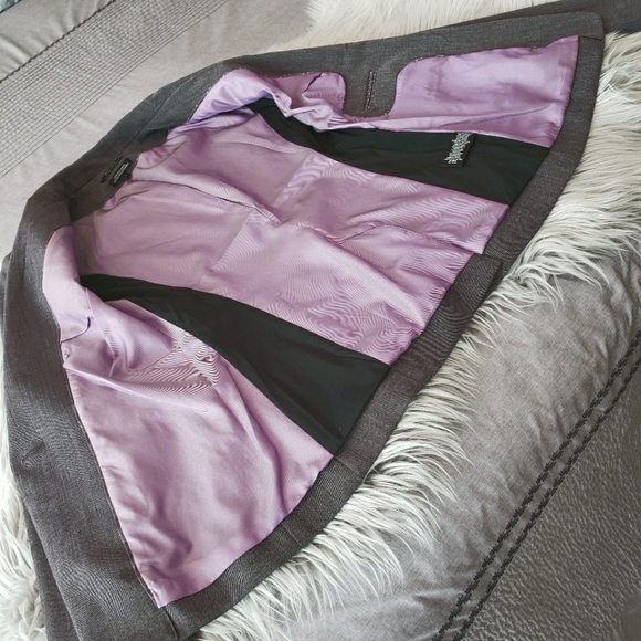 RW&CO. Purple Mauve Buttoned Blazer Office Formal Business Casual Blazer - Picture 8 of 17